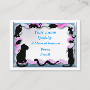 veterinary business card