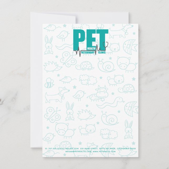 Veterinary Clinic Modern Business Promotional (Front)