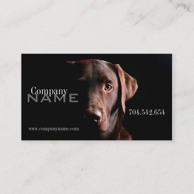 Veterinary Dog Doggy Pet Care Card Doctor Clinic (Front)