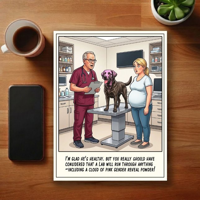 Veterinary ER Adventures Cartoon Postcard (Creator Uploaded)