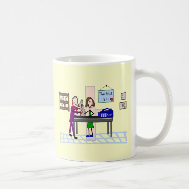 Veterinary Gifts "The Vet Is In" Coffee Mug (Right)