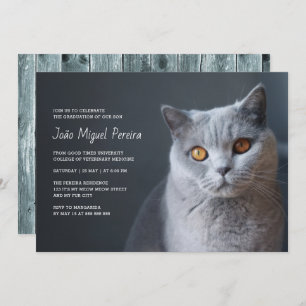 Veterinary Graduation Celebration Party Casual Invitation