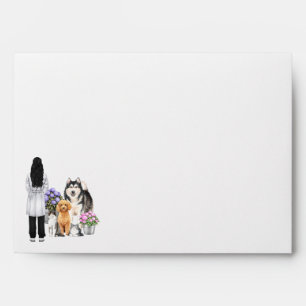 Veterinary Medicine Graduation Invitation Envelope