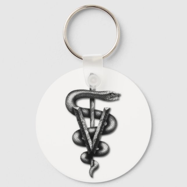 Veterinary Medicine Logo Key Ring (Front)