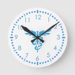 Veterinary medicine symbol round clock
