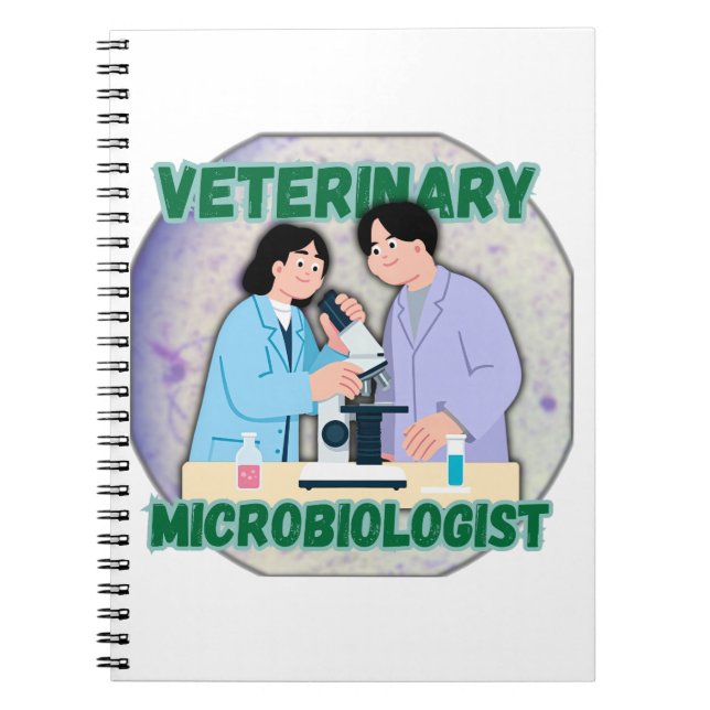 Veterinary Microbiologist – Lab Science Design Notebook (Front)