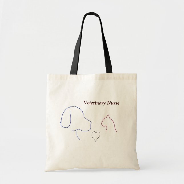 Veterinary Nurse Customisable Tote Bag (Front)