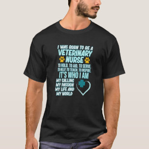 Veterinary Nurse Veterinarian Vet Animal Doctor Gr T-Shirt