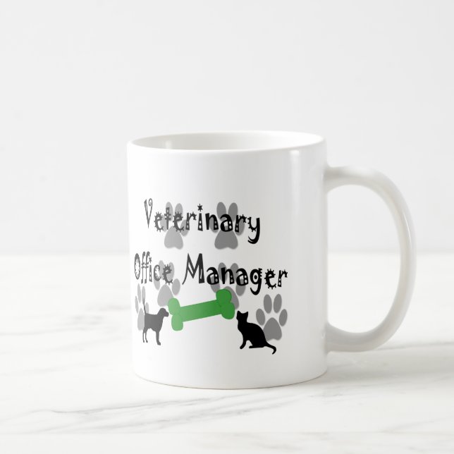 Veterinary  Office Manager Coffee Mug (Right)