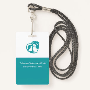 Veterinary Office Staff Name Badges ID Badge