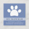 Veterinary paw business card