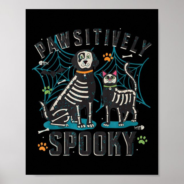 Veterinary Pawsitively Soky Vet Tech Boo Crew Hall Poster (Front)