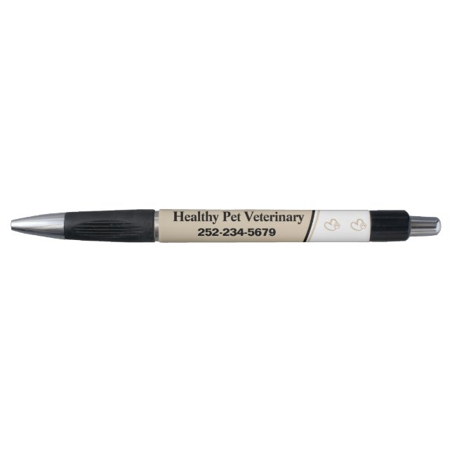 Veterinary Promotional Pen with Paw Prints (Front)