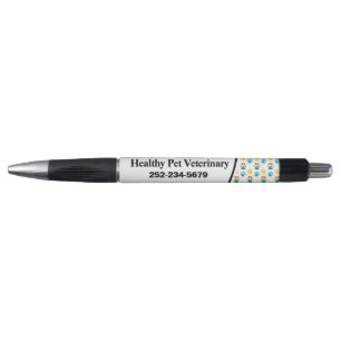Veterinary Promotional Pen with Paw Prints
