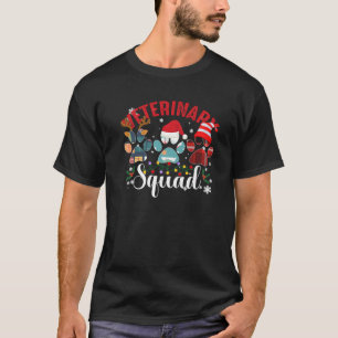 Veterinary Squad Medical Crew Christmas 2024 Paw P T-Shirt