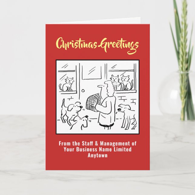 Veterinary Surgeon Christmas Card (Front)