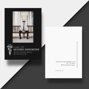 Veterinary Symbol Photo Black White Announcement