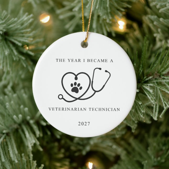 Veterinary Technician Ornament  (Tree)