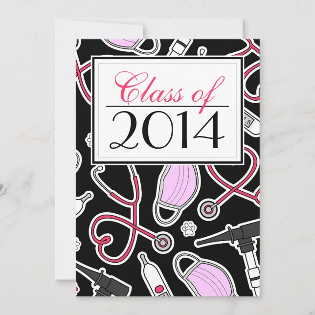 Veterinary Technician School Graduation Invite (Front)