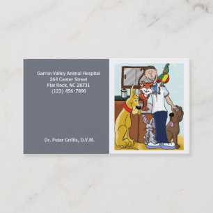 Veterinary Veterinarian Animal Hospital Template Appointment Card