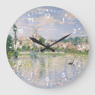 Vétheuil in Summer Large Clock