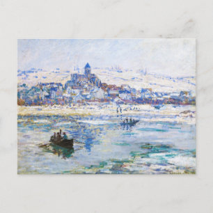 Vetheuil in Winter Claude Monet Postcard