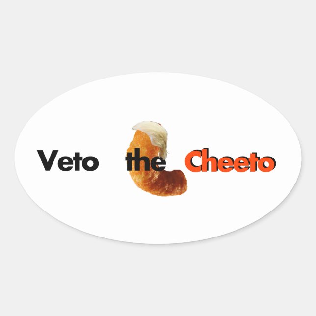 Veto the Cheeto Sticker (Front)