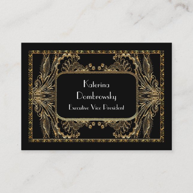 Vetryce  Elegant Professional Business Card (Front)