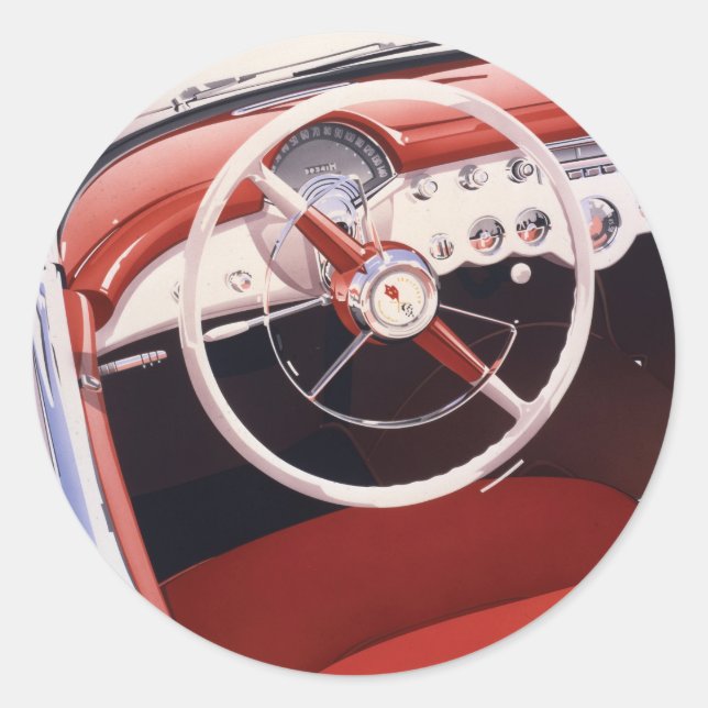 Vett Classic Round Sticker (Front)