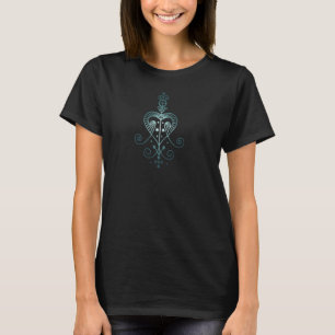 Veve Erzulie Voodoo Goddess Of Love Sorcery Magic  T-Shirt