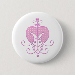 Veve for Erzulie Freda 6 Cm Round Badge