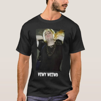 Vewy Weiwd JD - Black T-Shirt