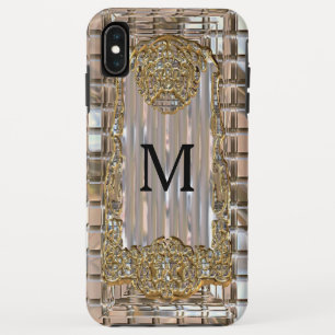 Vex  Art Deco Monogram iPhone XS Max Case