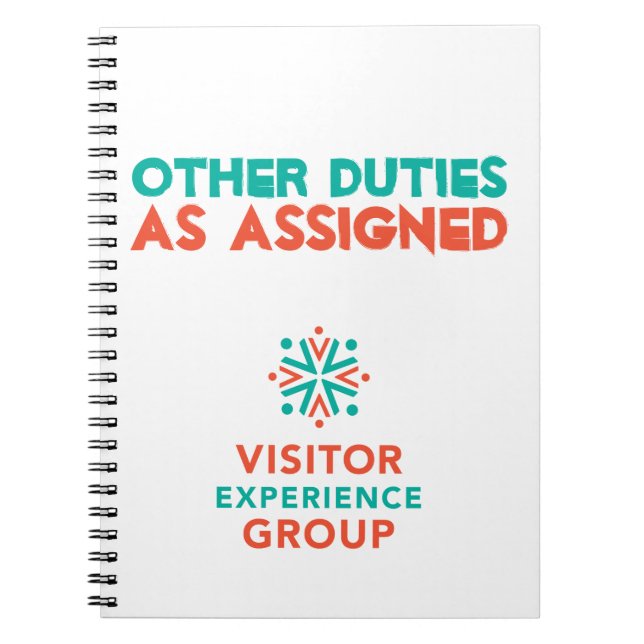 VEX "Other Duties As Assigned" Notebook (Front)
