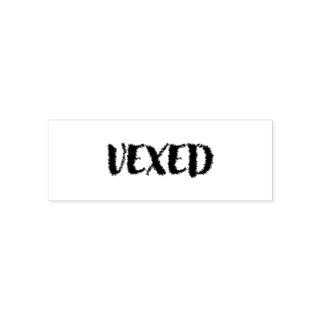 Vexed-Cool Font and Fun Word Self-inking Stamp (Design)