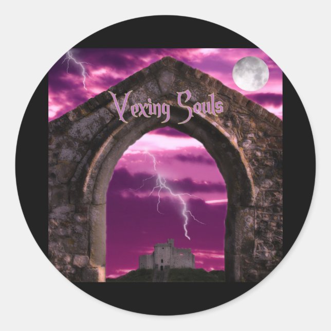 Vexing Souls archway Classic Round Sticker (Front)