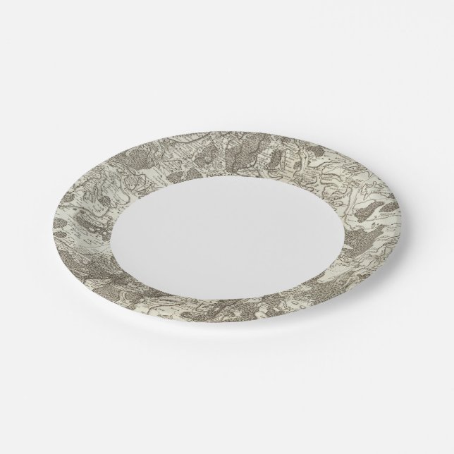 Vezelay, Cosne Paper Plate (Angled)