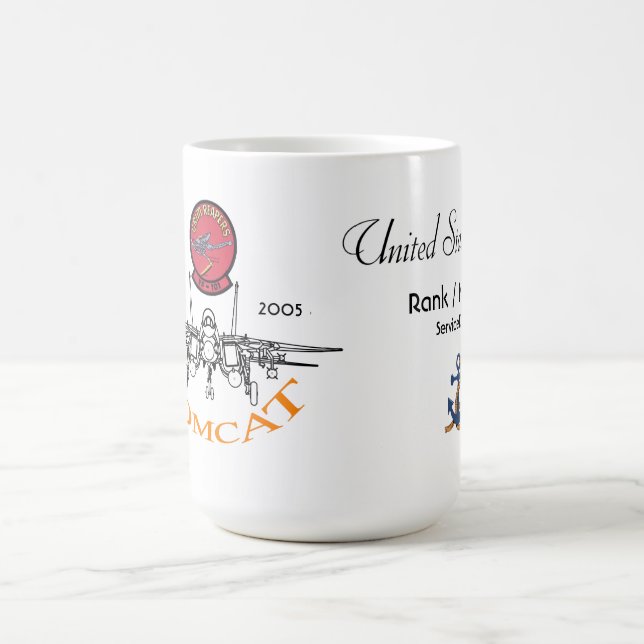 VF-101 Grim Reapers - F-14 Tomcat Coffee Mug (Center)