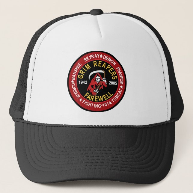 VF-101 Grim Reapers Trucker Hat (Front)