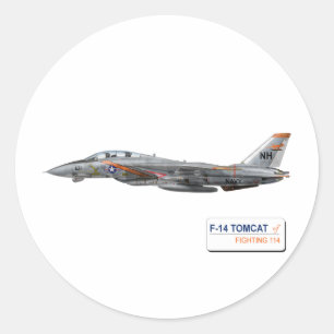 VF-114 Aardvarks Classic Round Sticker