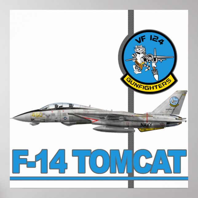 VF-124 Gunfighters Print (Front)