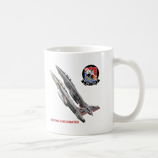 VF-211 Fighting Checkmates Coffee Mug (Right)