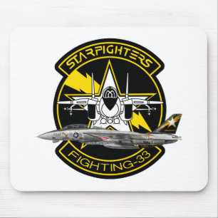VF-33 Starfighters F-14 トムキャット VF-33 ターシアーズ Mouse Pad