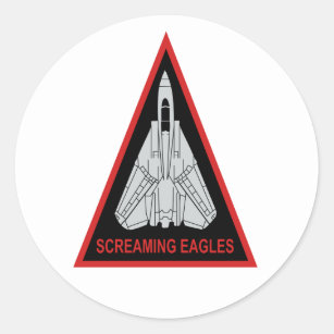 VF-51 Screaming Eagles Classic Round Sticker