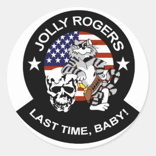 VF-84 Jolly Rogers Classic Round Sticker