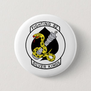 VF-92 Silver Kings 6 Cm Round Badge