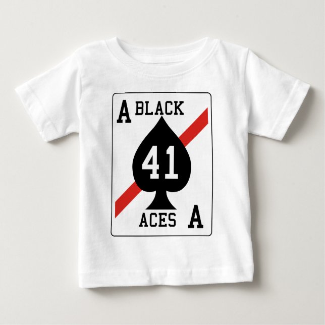 VFA - 41 Fighter Squadron Black Aces Baby T-Shirt (Front)