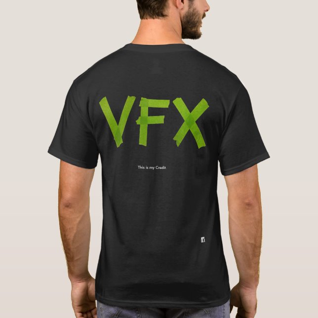 VFX Crew Shirt (this Is My Credit) - Green/Dark (Back)