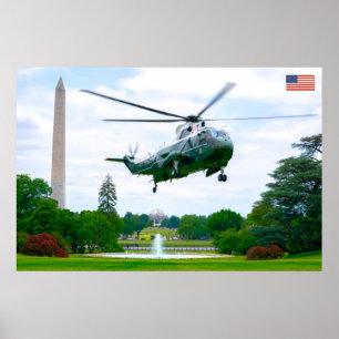 VH-3D SEA KING POSTER