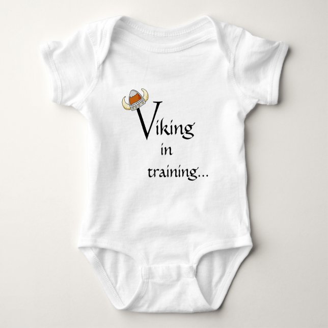 vhelmet, iking, in, training... baby bodysuit (Front)